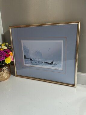 Bruce Muir Domain of the Orca Hand Signed Orca Whale Canadian Wildlife Art